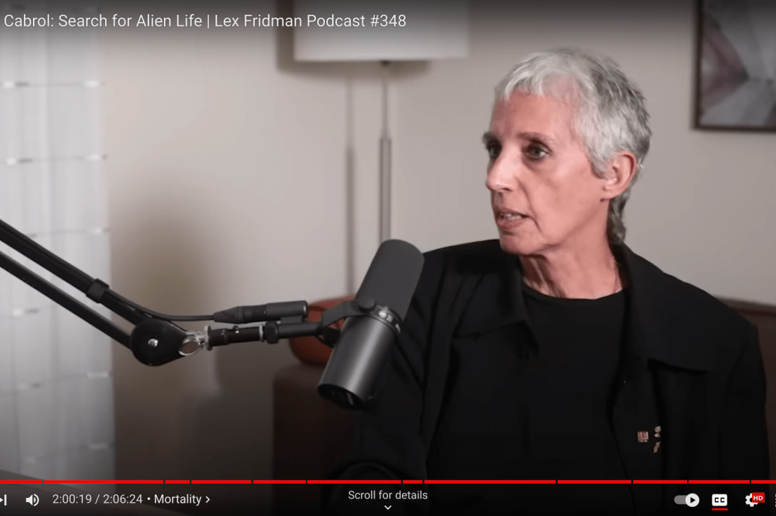 Lessons learned from Lex and Nathalie Cabrol (Lex Fridman Podcast #348)